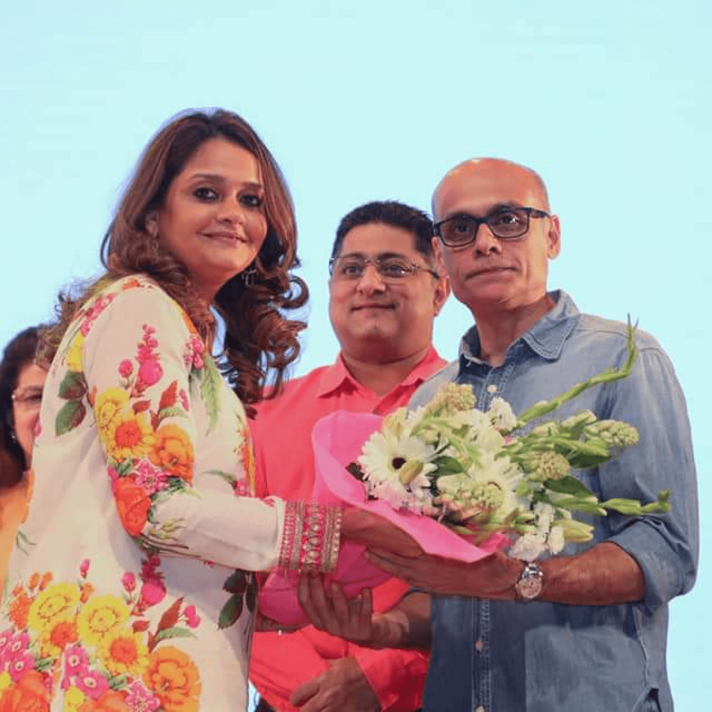 Mr. and Mrs. Gupta with Respected Asif Zakaria